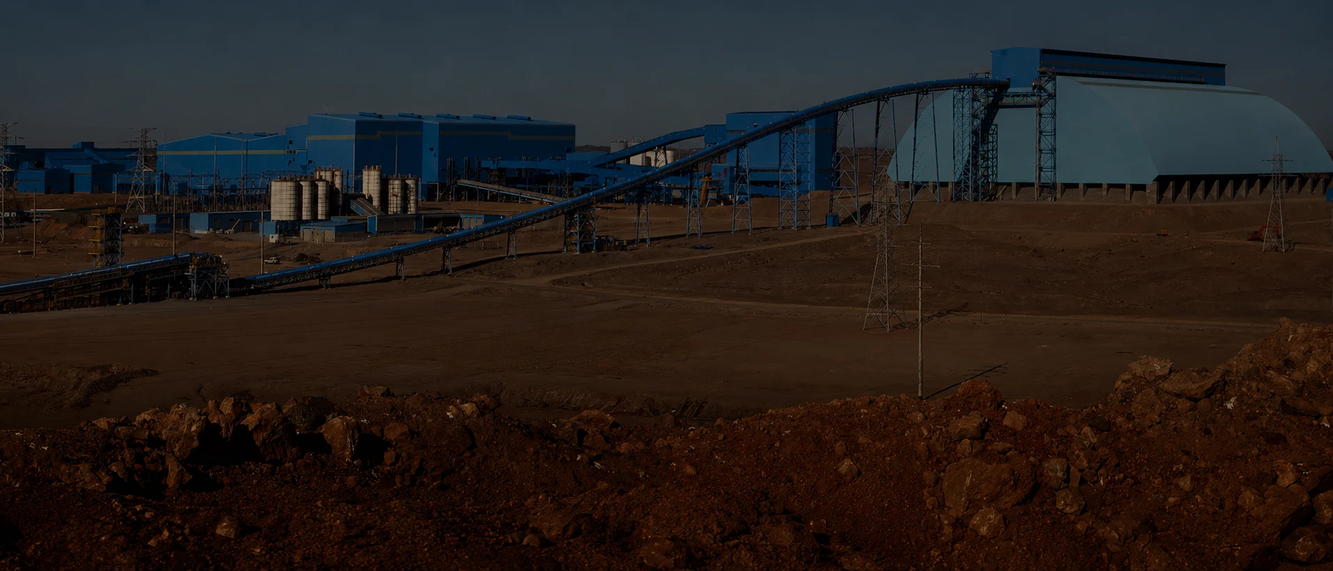 Concentrator plant structures